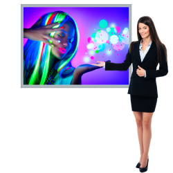 Ultra-Thin LED Light Box Sign 30 x 40 Snap Frame 