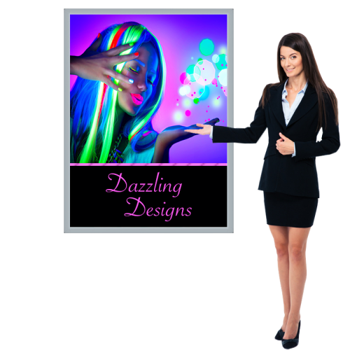 Ultra-Thin LED Light Box Sign 30 x 40 Snap Frame 