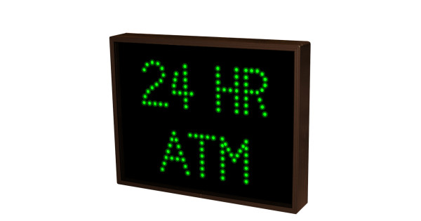 Outdoor 24 HR ATM LED Sign 5081 Bright ATM Signs for Sale