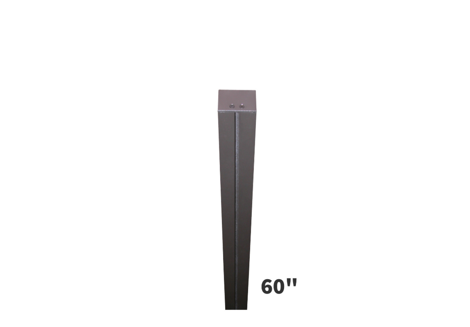 60" Tall Sign Post | 2887 Direct Burial Mount Post for Traffic Control ...