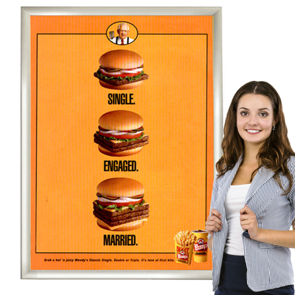 Snap Down Frames (Indoor) 36 x 48 Frame - Lets Go Banners