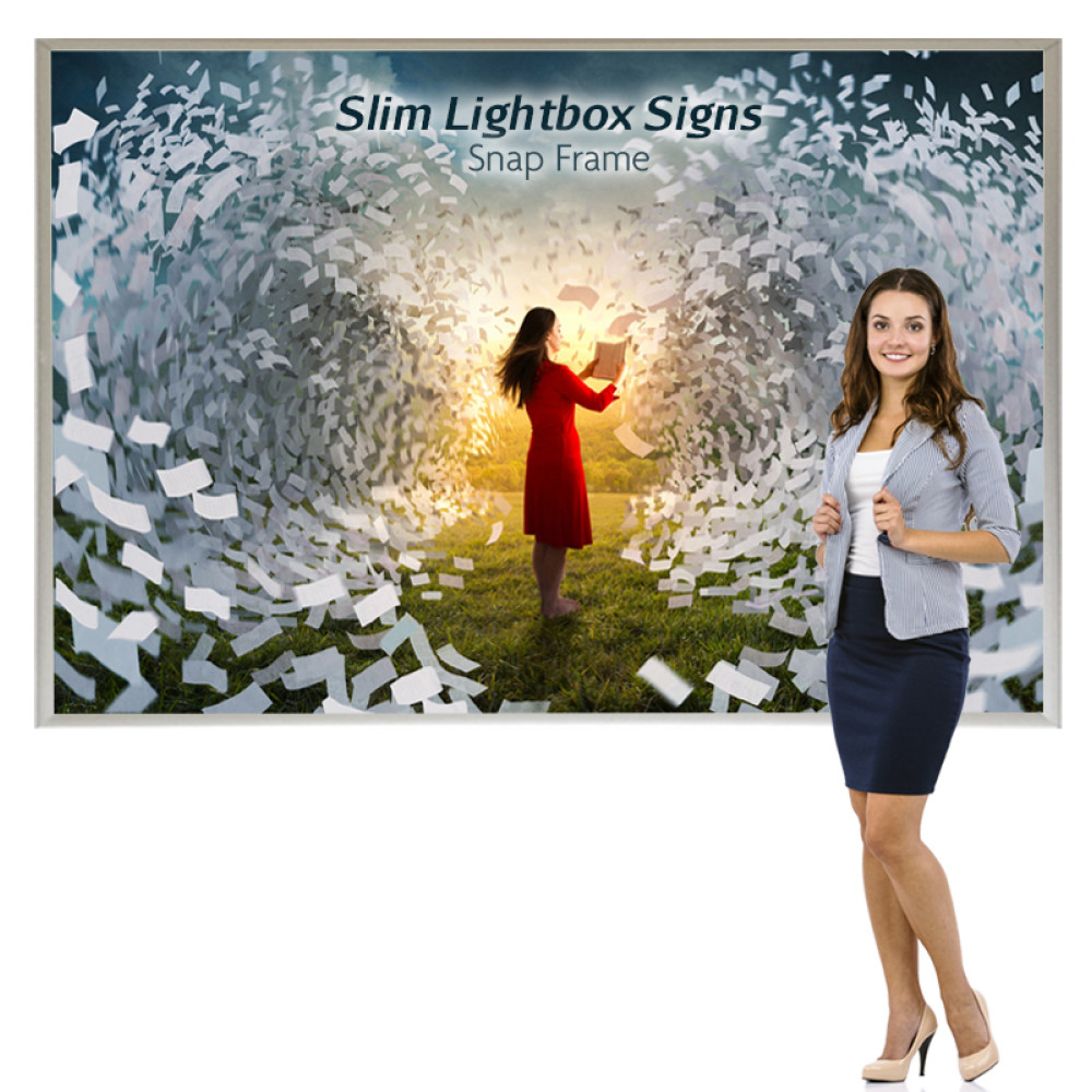 Large LED Light Box Sign for 48 x 72 Graphic Slim LED Lightboxes