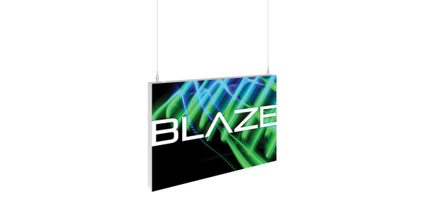 Blaze Lightbox 6ft Wide x 4ft Double Sided Hanging Banner