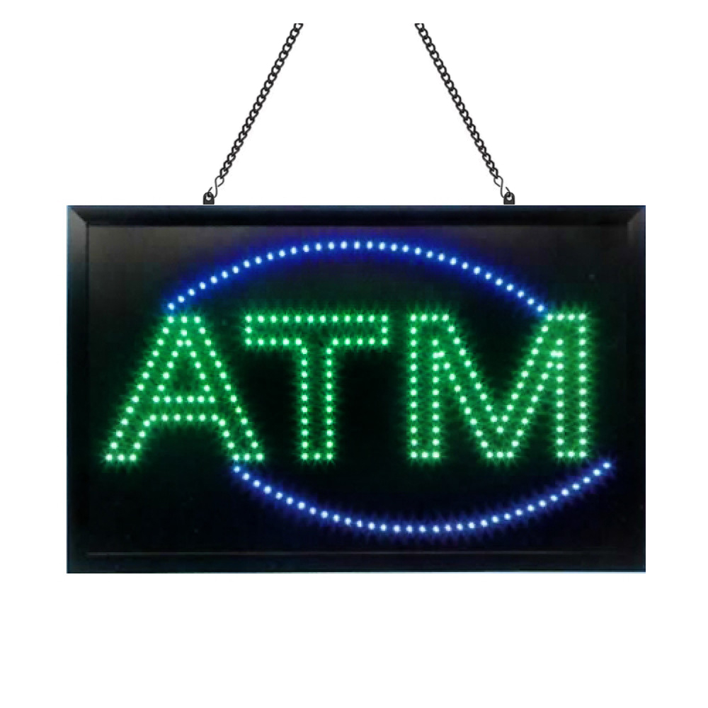 Flashing ATM LED Sign Window ATM Signs