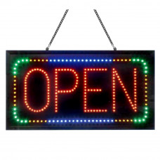 Open Sign Animated LED Business Sign 28x15 | Lightbox Shop