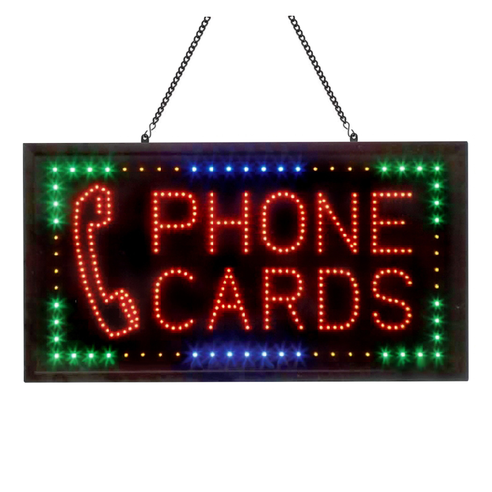 Phone Card LED Sign - Flashing Service Sign
