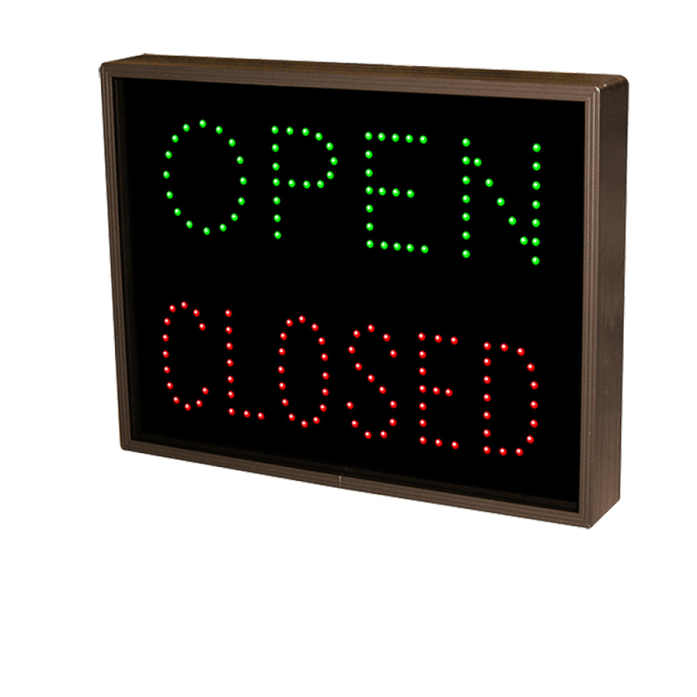 Traffic Control LED Open Closed Sign 5112 Lightbox Shop
