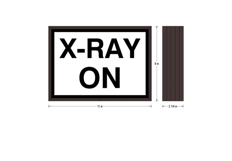 X Ray Racing Led Sign X-ray On LED Medical Safety Sign 38850 - Lightbox Shop