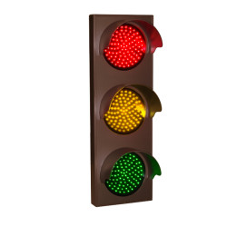 LED Traffic Lights 3 Signals Red, Amber and Green 12-24 VDC, 7x21