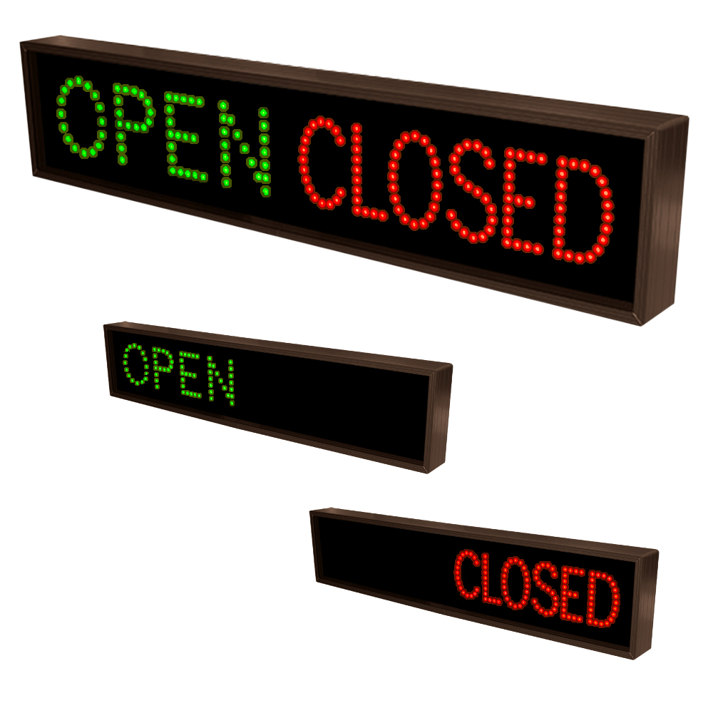 LED Open Closed Sign Traffic Lane Control Signs 6083 LED Directional  Signage